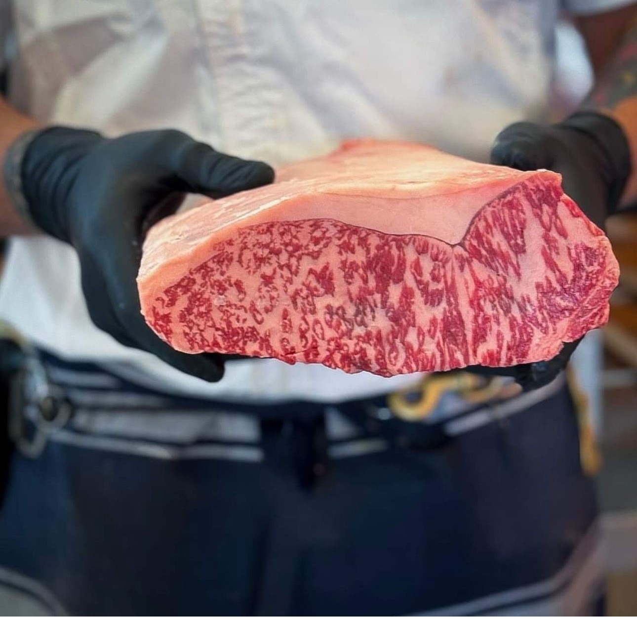 Wagyu striploin 9+